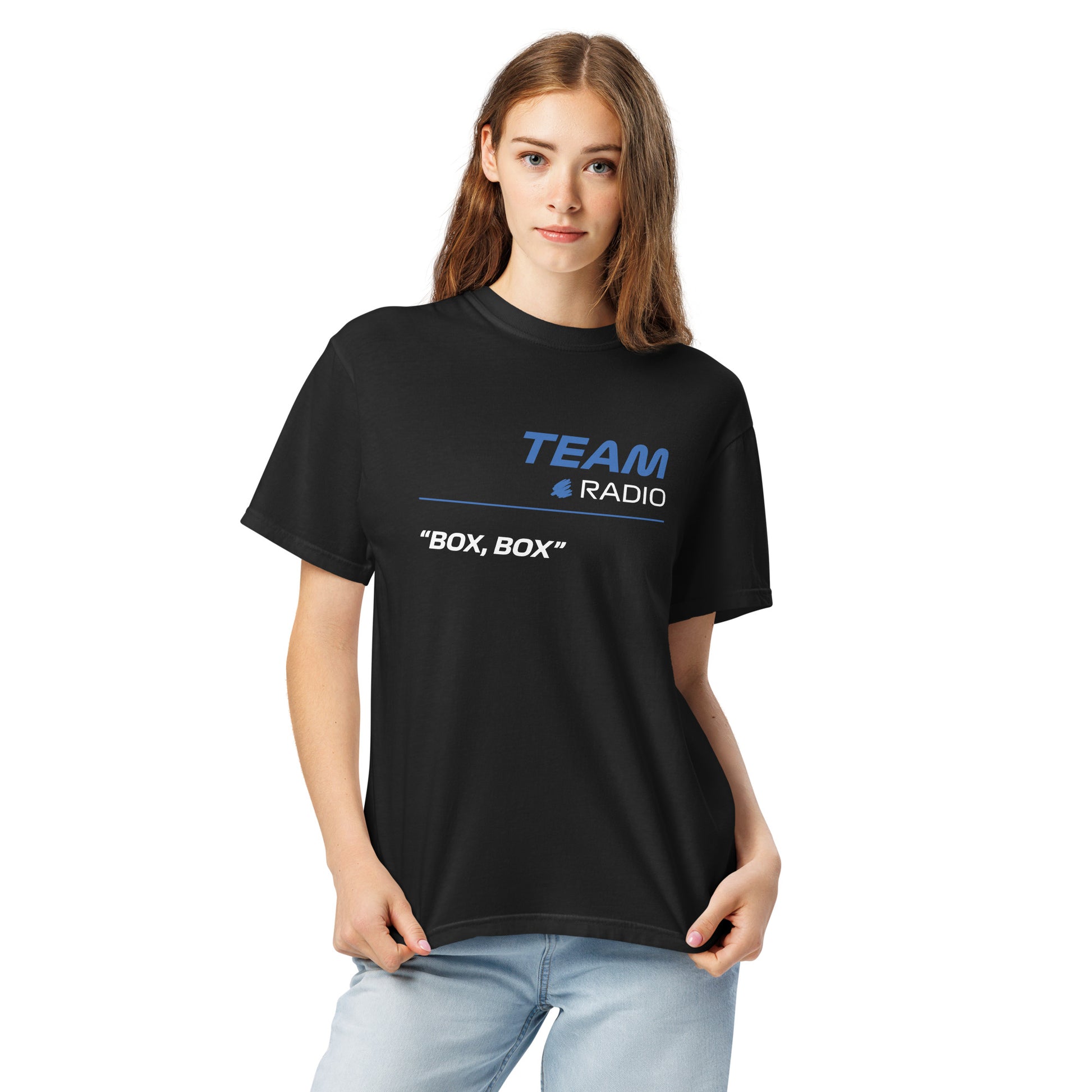 Red Bull F1 Team Radio Unisex T-Shirt in Black
