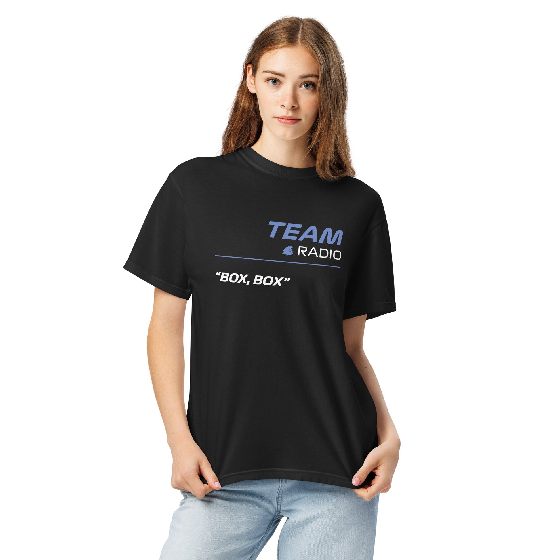 Racing Bulls F1 Team Radio Unisex T-Shirt in Black