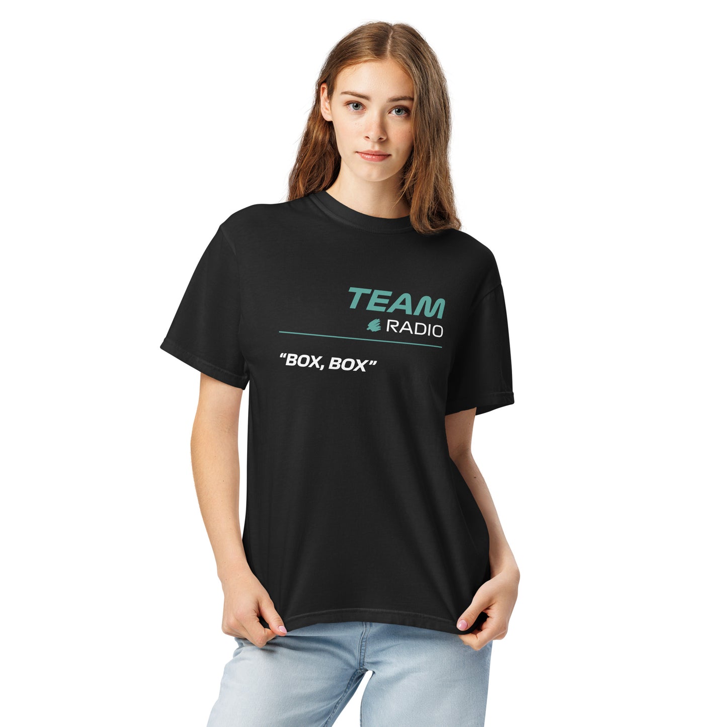 Mercedes F1 Team Radio Unisex T-Shirt in Black