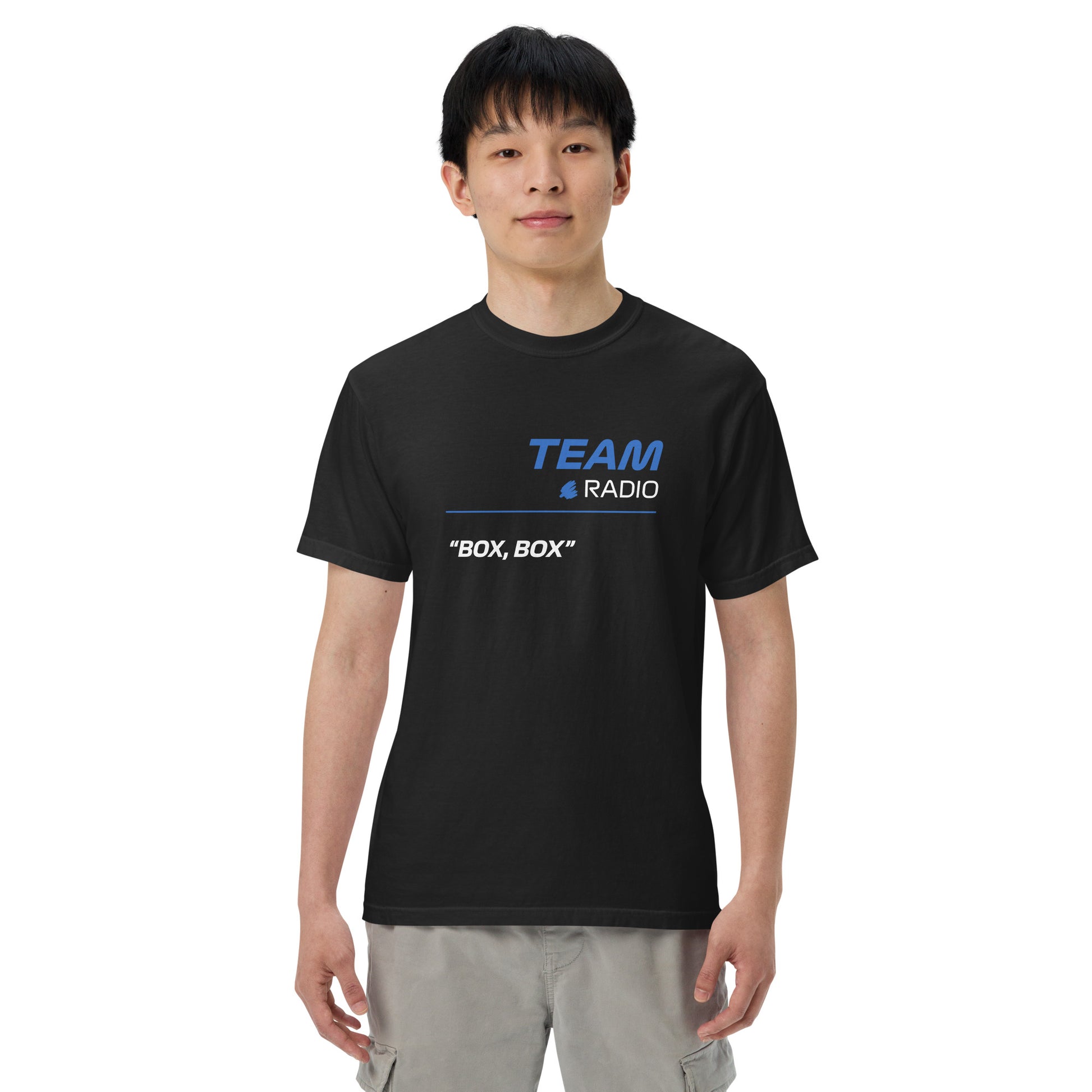 Red Bull F1 Team Radio Unisex T-Shirt in Black