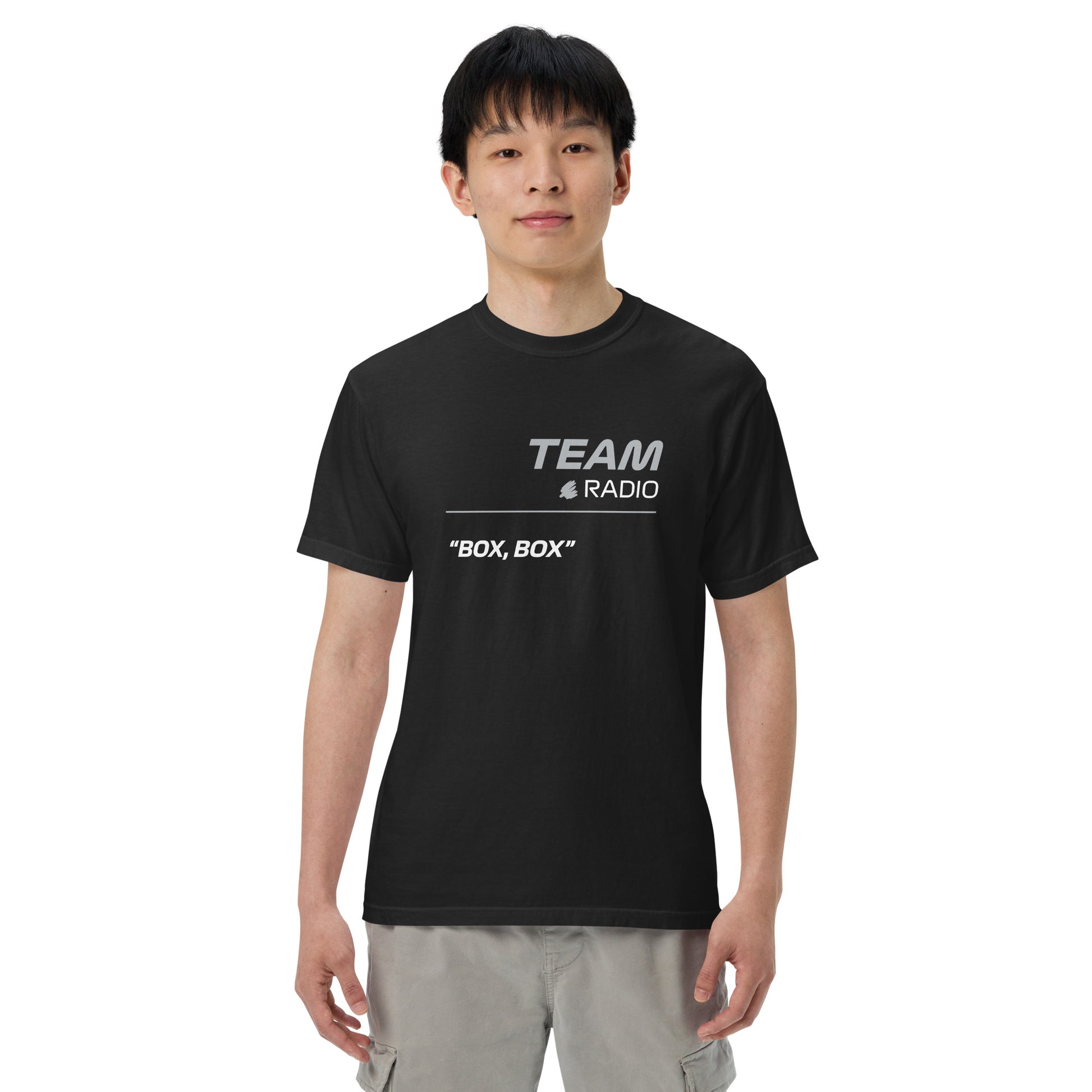 Haas F1 Team Radio Unisex T-Shirt in Black