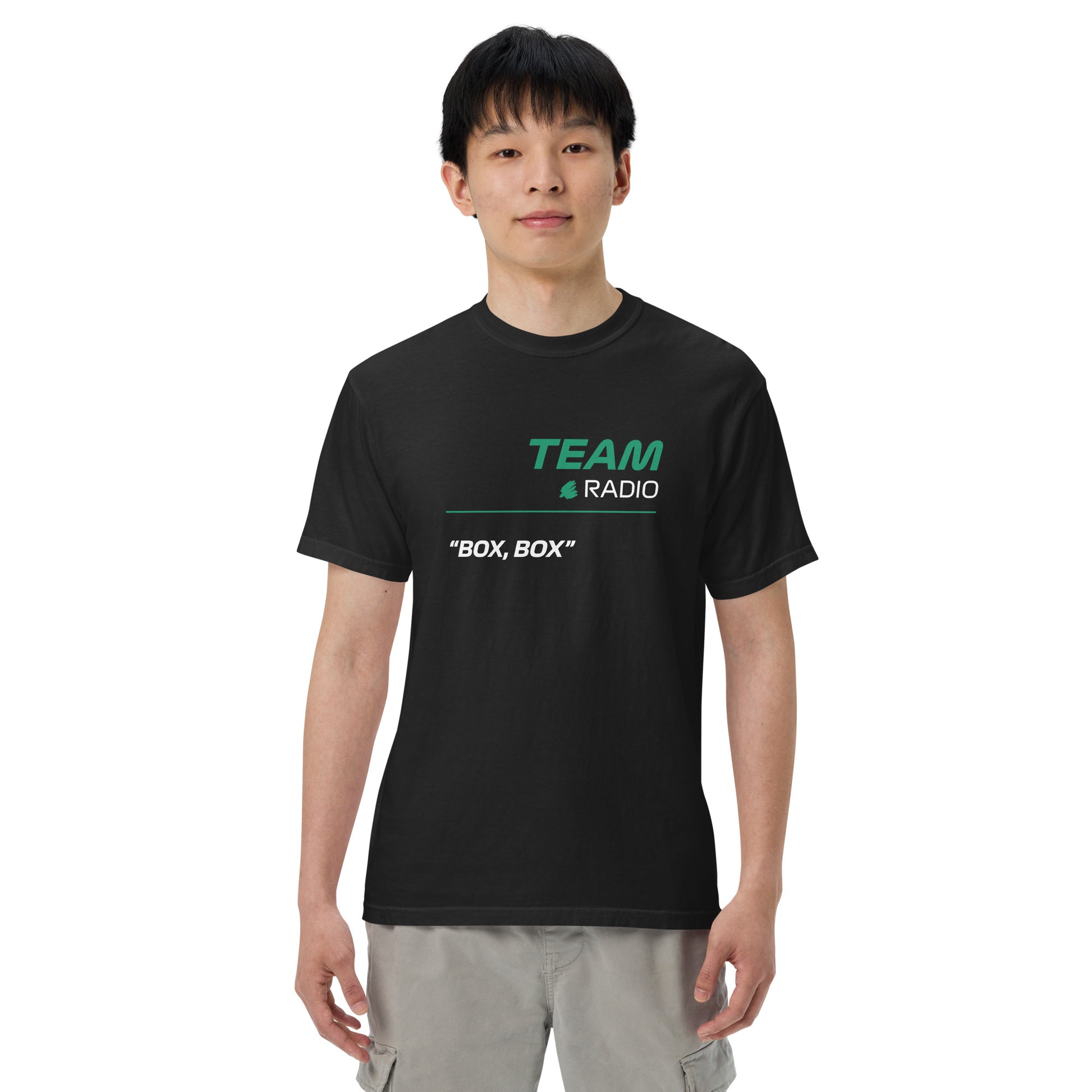 Aston Martin F1 Team Radio Unisex T-Shirt in Black