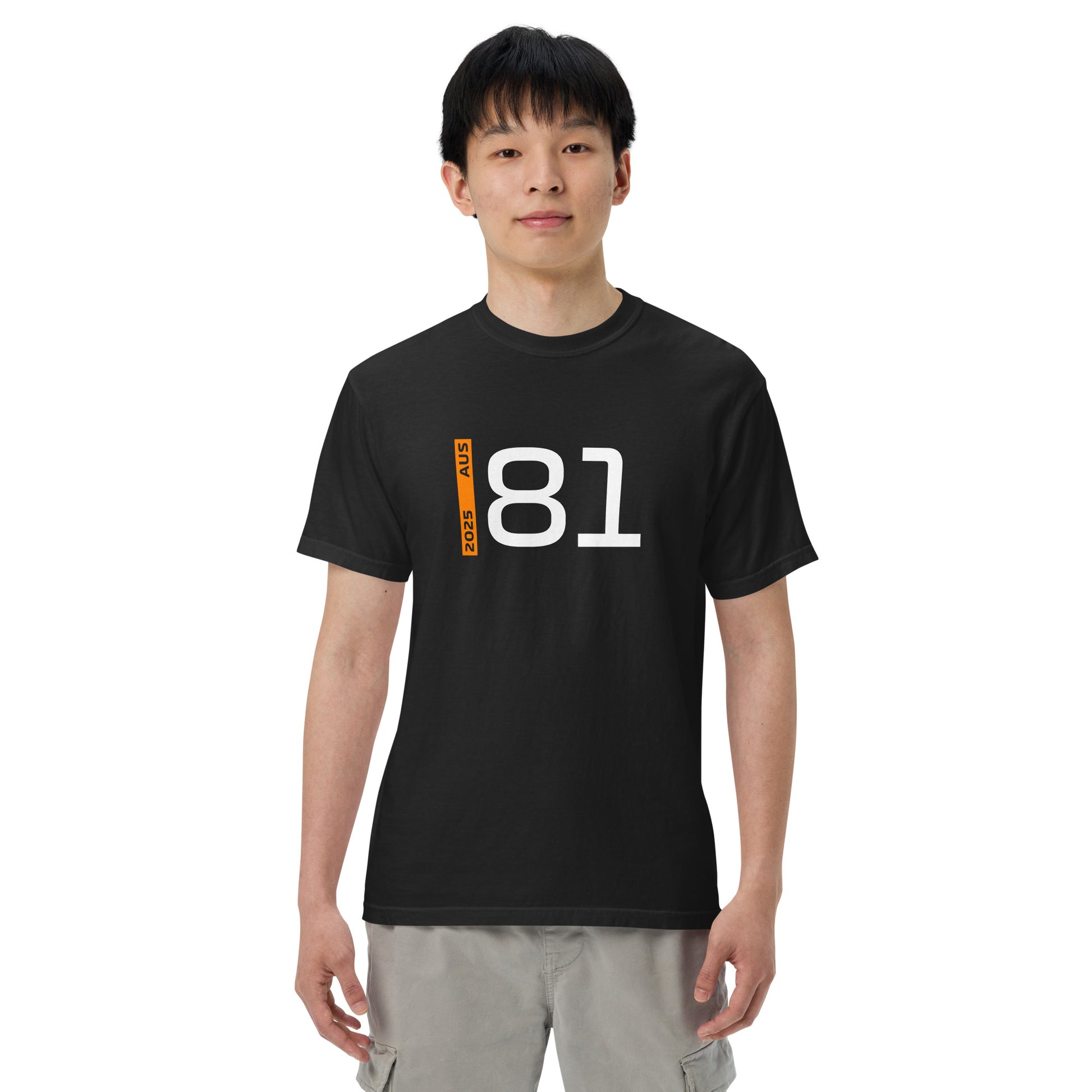#81 F1 Driver Oscar Piastri Unisex T-Shirt in Black