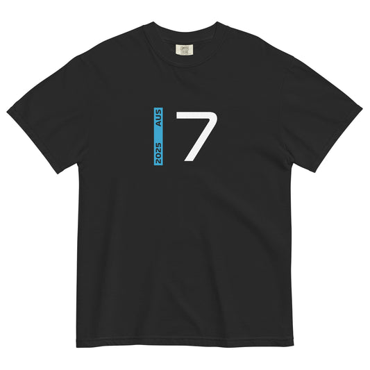 #7 F1 Driver Jack Doohan Unisex T-Shirt in Black