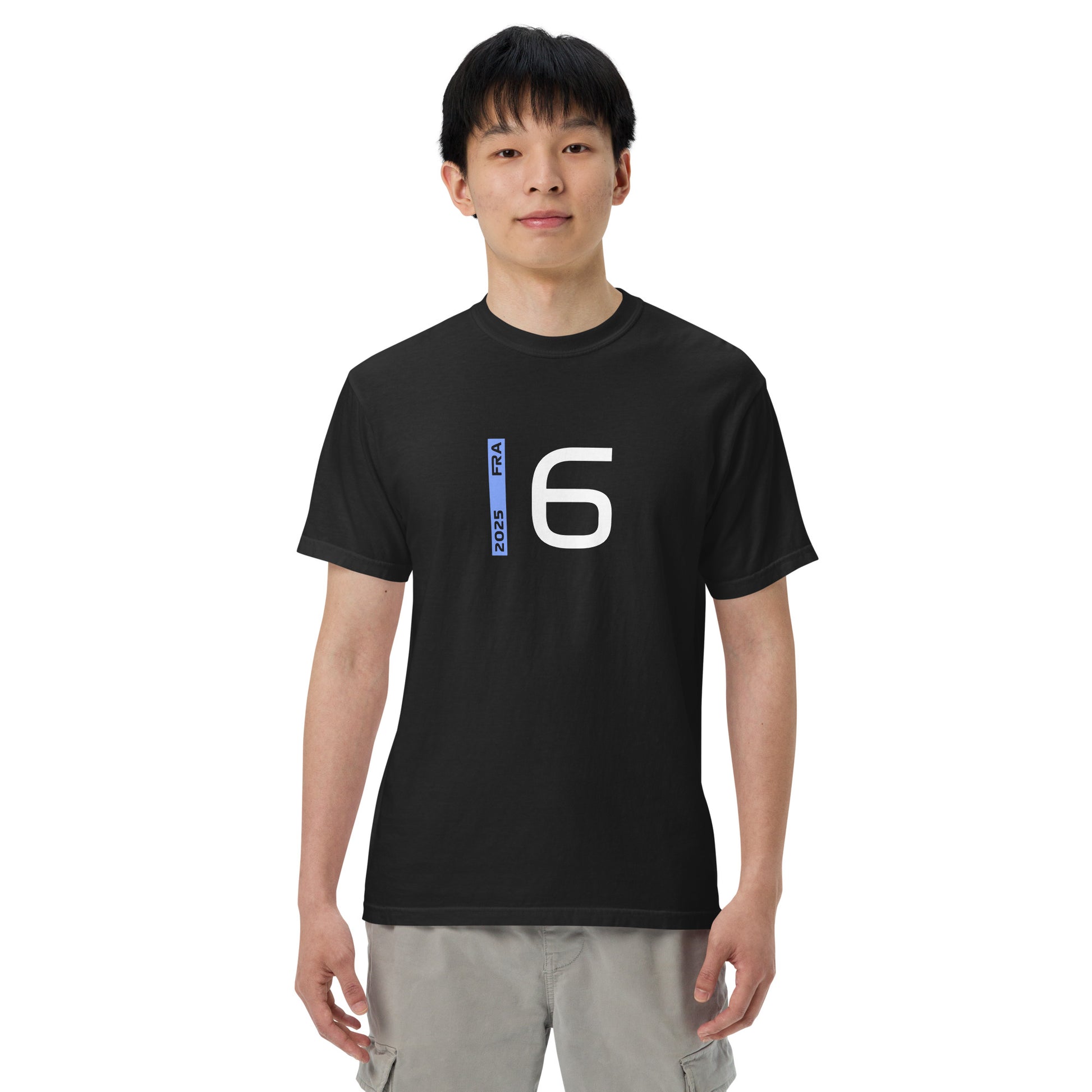 #6 F1 Driver Isack Hadjar Unisex T-Shirt in Black