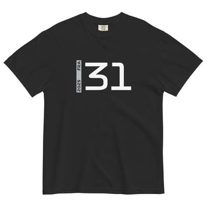 #31 F1 Driver Esteban Ocon Unisex T-Shirt in Black