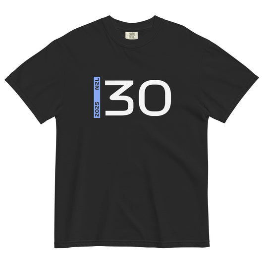 #30 F1 Driver Liam Lawson Unisex T-Shirt in Black