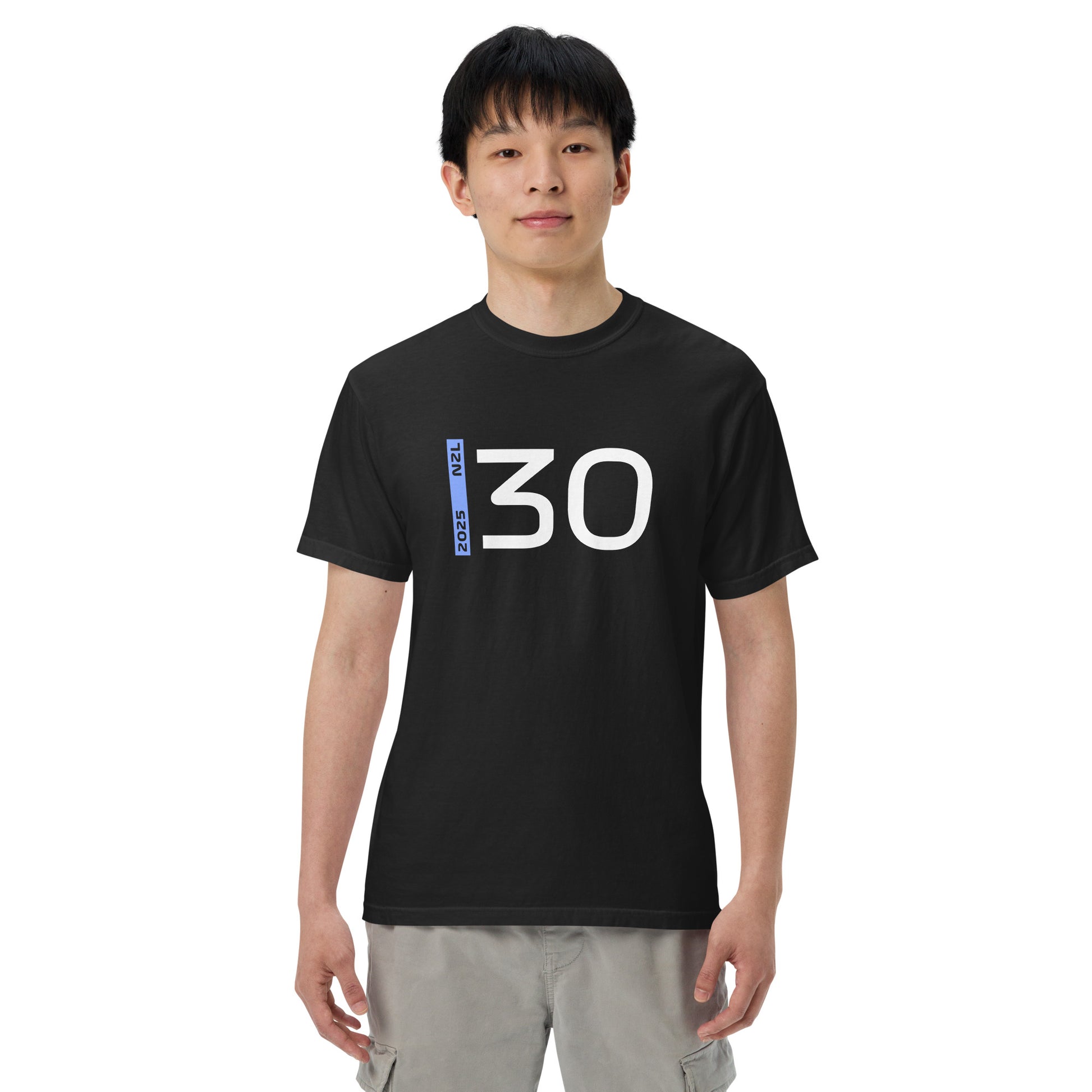 #30 F1 Driver Liam Lawson Unisex T-Shirt in Black