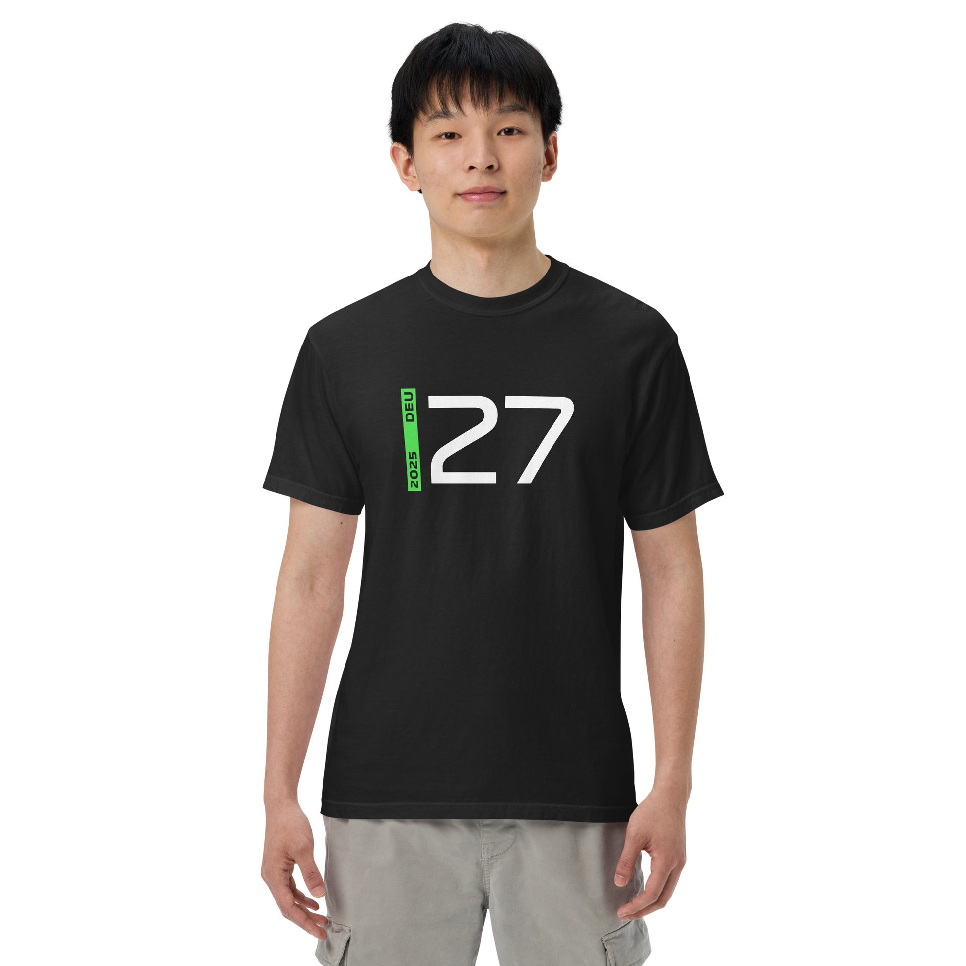 #27 F1 Driver Nico Hulkenberg Unisex T-Shirt in Black