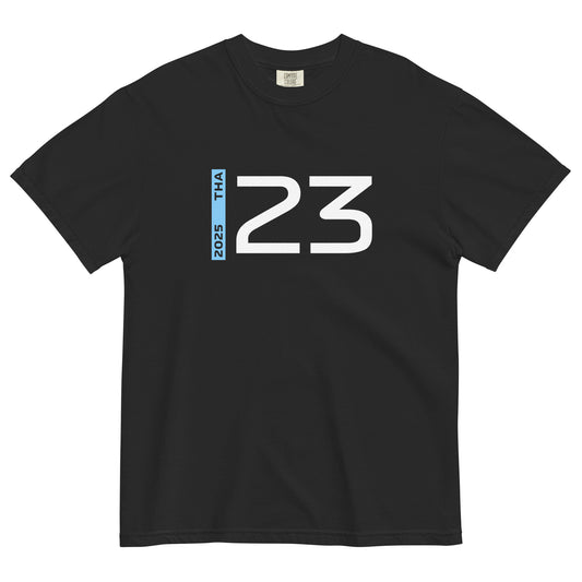 #23 F1 Driver Alex Albon Unisex T-Shirt in Black