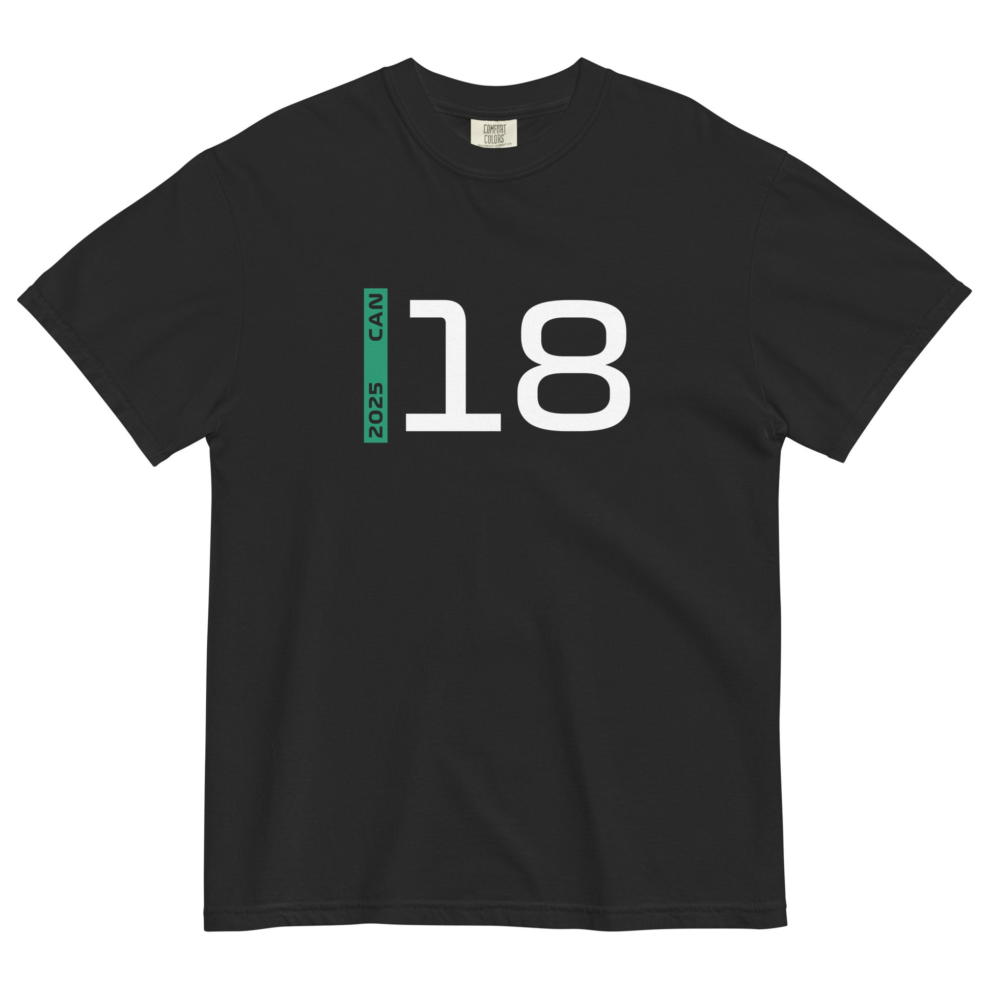 #18 F1 Driver Lance Stroll Unisex T-Shirt in Black