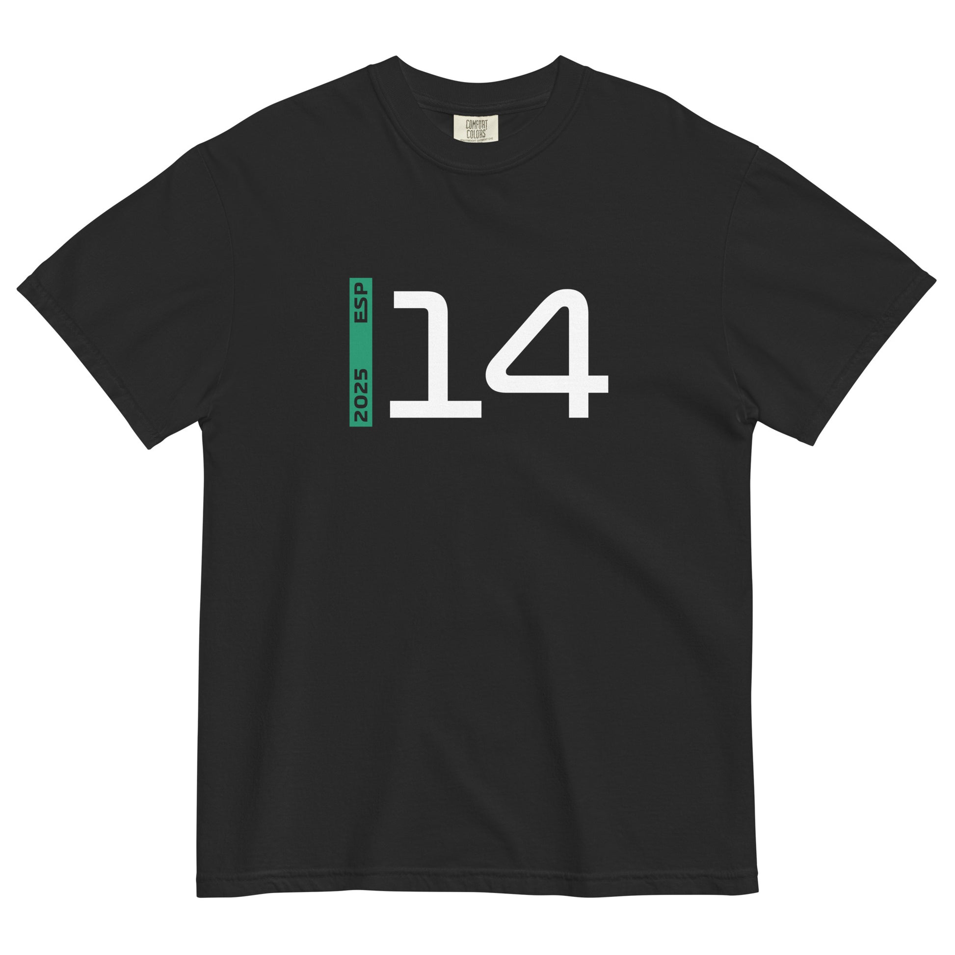 #14 F1 Driver Fernando Alonso Unisex T-Shirt in Black
