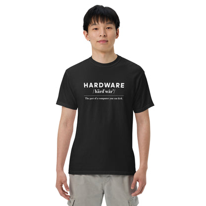 Hardware: The Parts of the Computer You Can Kick Unisex T-Shirt in Black