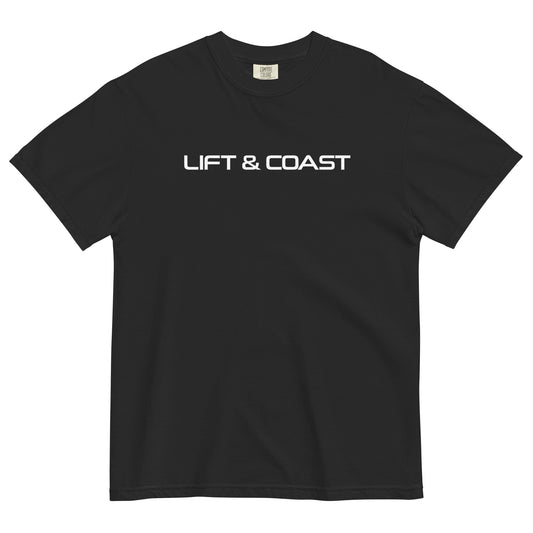 Lift and Coast F1 Racing Unisex T-Shirt in Black