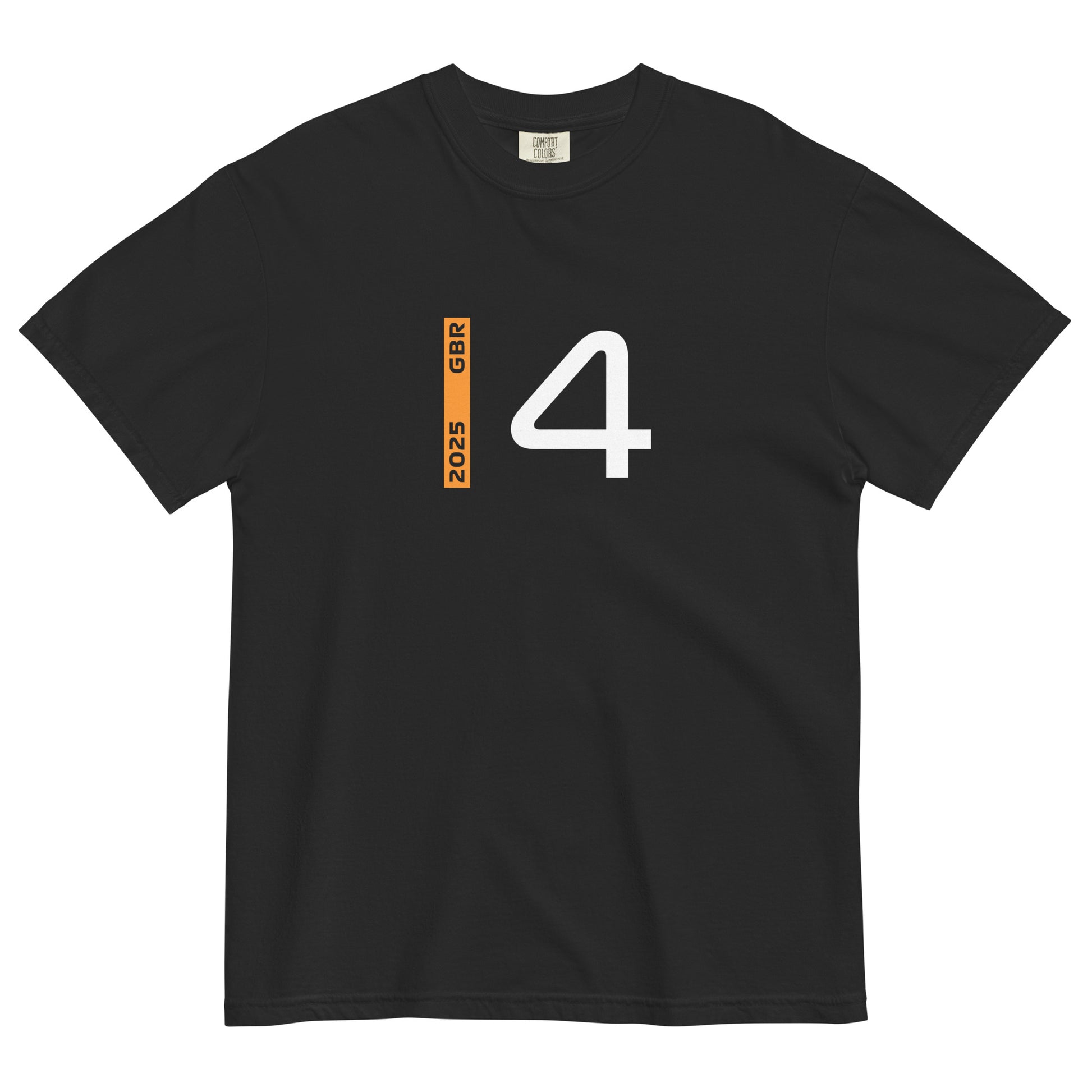 #4 F1 Driver Lando Norris Unisex T-Shirt in Black