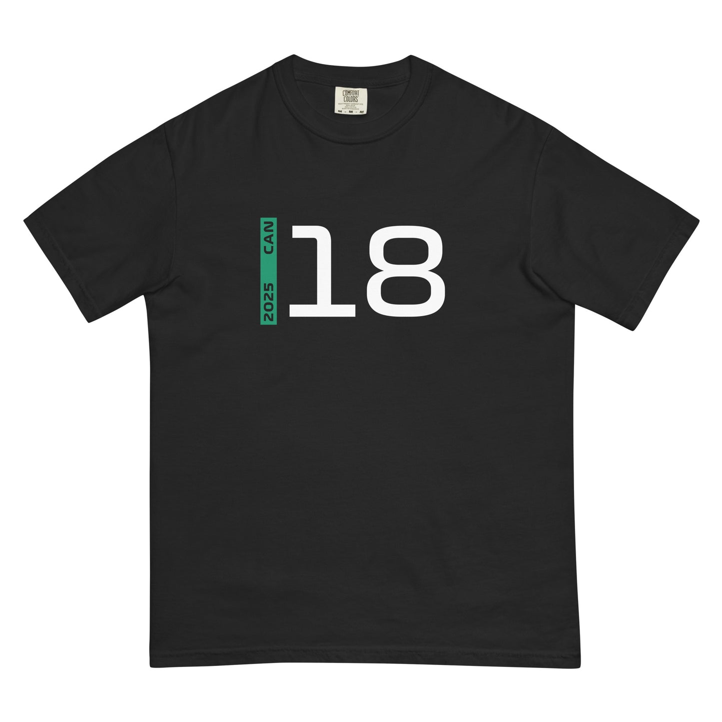 #18 F1 Driver Lance Stroll Unisex T-Shirt in Black