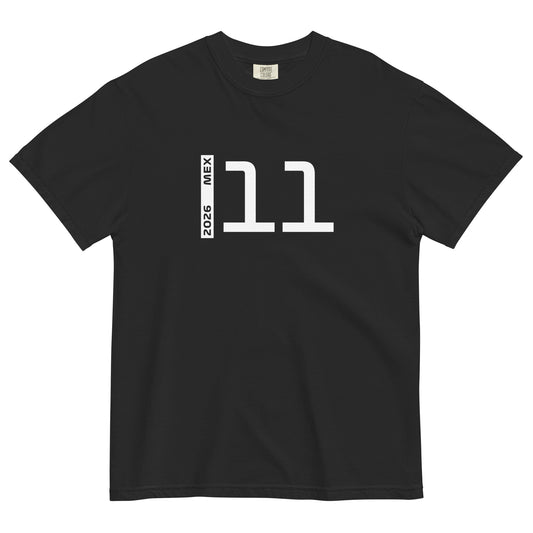 Sergio Perez #11 F1 Driver Unisex T-Shirt in Black - Front View