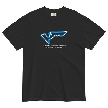 Austin - United States - F1 Circuit Unisex T-Shirt in Black - Front View