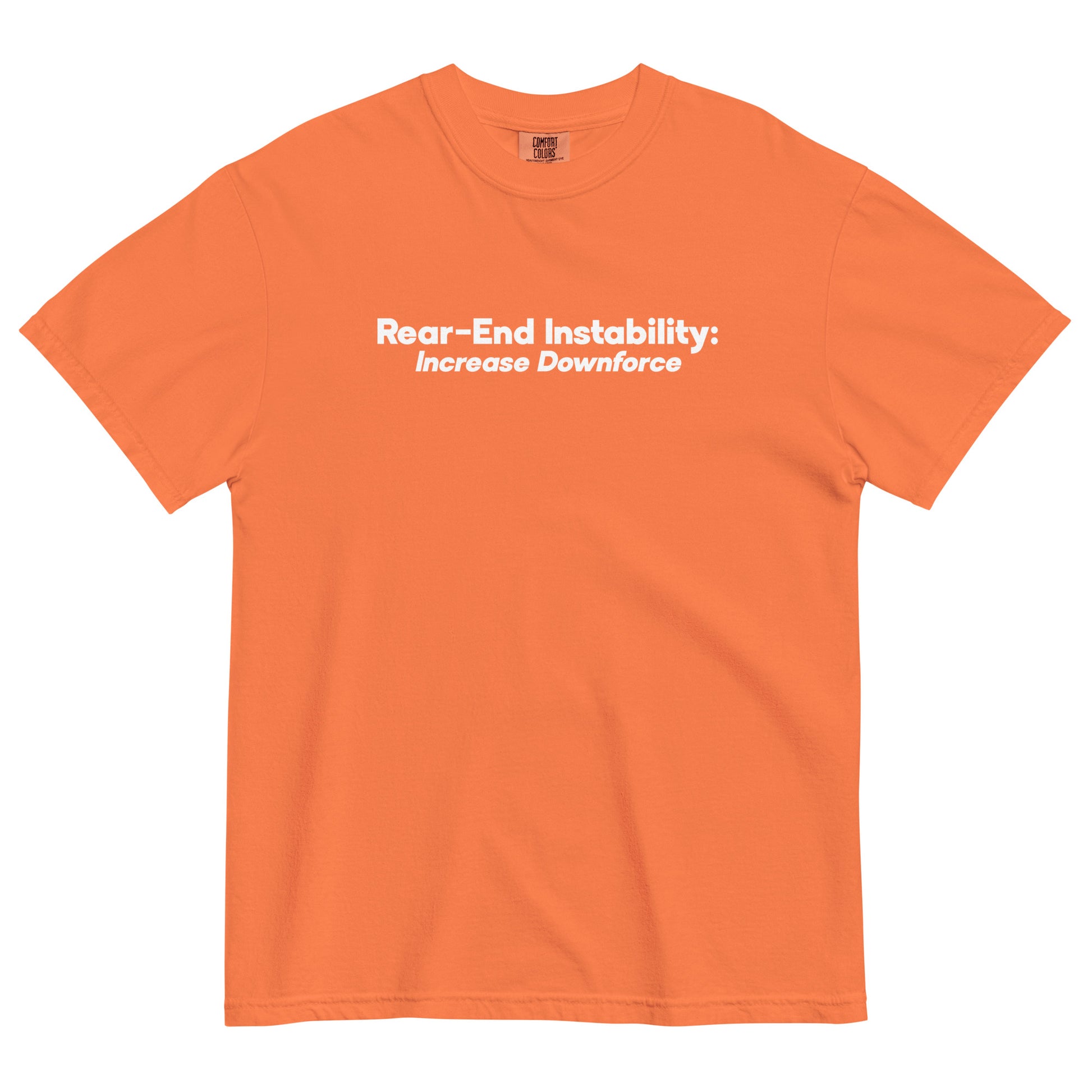 Read-End Instability Unisex T-Shirt in Burnt Orange