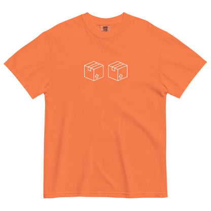 Box Box F1 Graphic Unisex T-Shirt in Burnt Orange