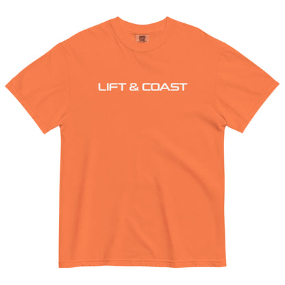 Lift and Coast F1 Racing Unisex T-Shirt in Burnt Orange