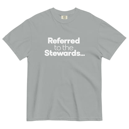 Referred to the Stewards Unisex T-Shirt in Granite Gray