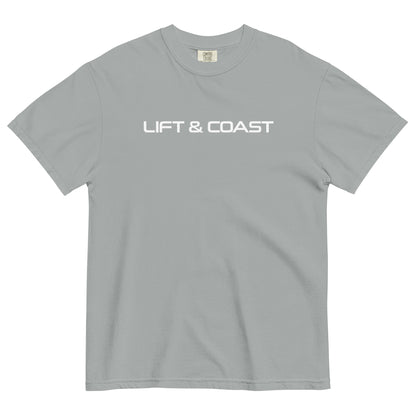 Lift and Coast F1 Racing Unisex T-Shirt in Granite Gray