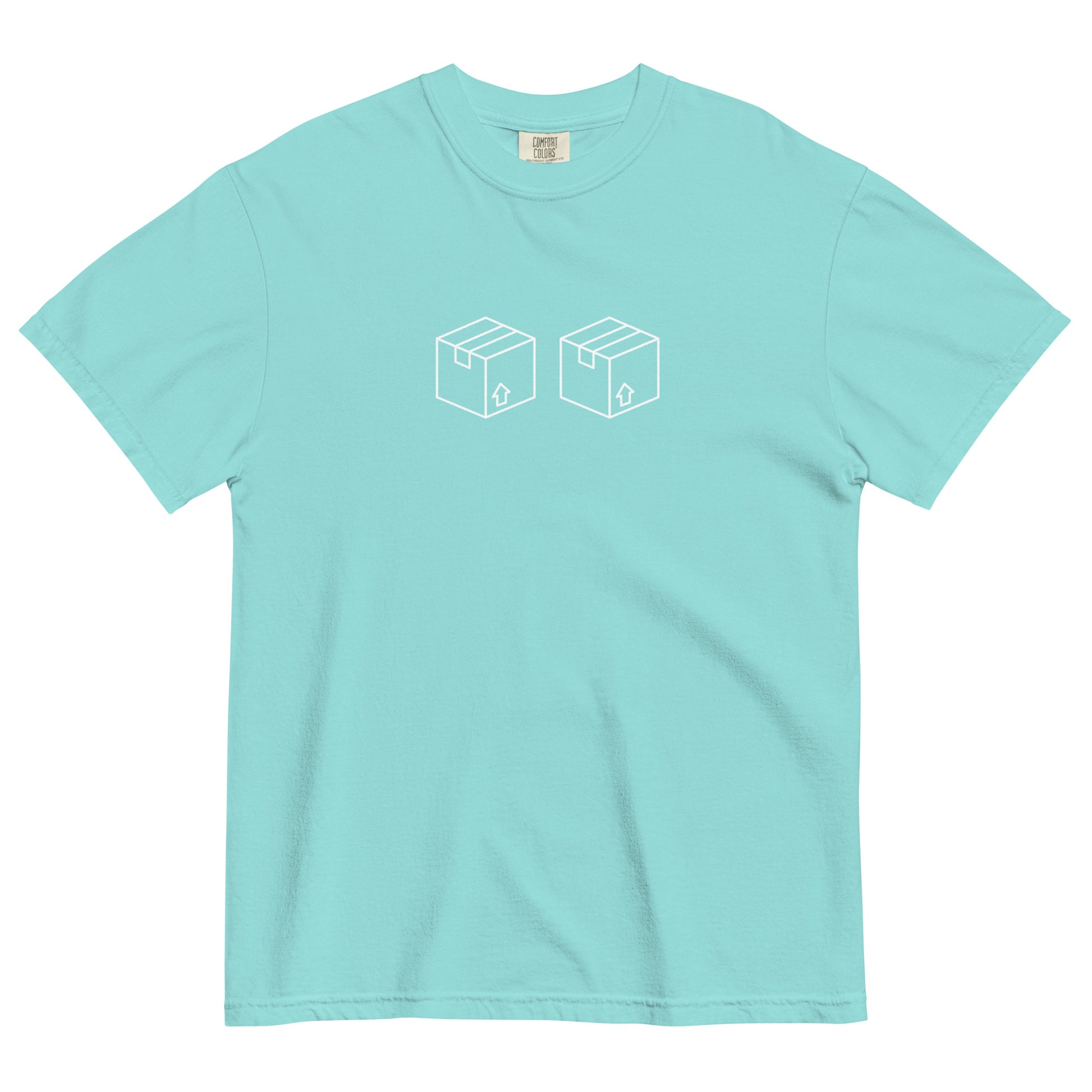 Box Box F1 Graphic Unisex T-Shirt in Lagoon Blue