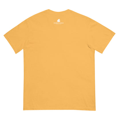 The First Rule of Programming Unisex T-Shirt in Mustard