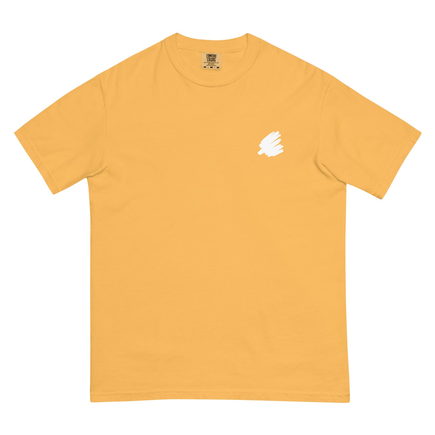 Goober & Doofus Logo Branded Unisex T-Shirt in Mustard