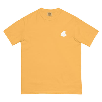 Goober & Doofus Logo Branded Unisex T-Shirt in Mustard