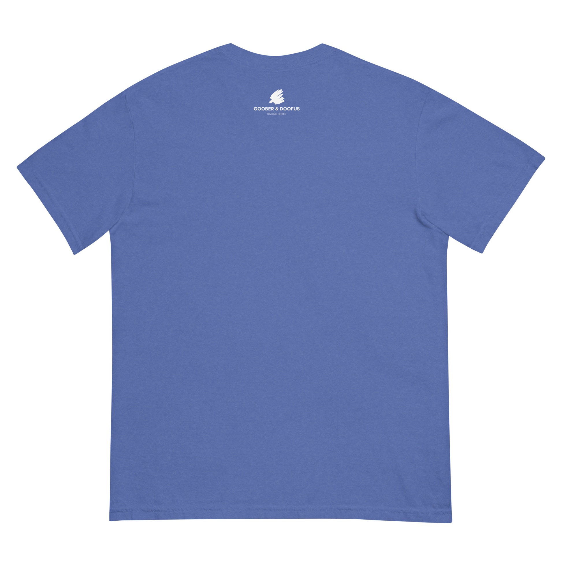 Two Secs Ted Spanned F1 Racing Unisex T-Shirt in Mystic Blue