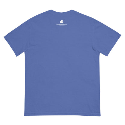Two Secs Ted Spanned F1 Racing Unisex T-Shirt in Mystic Blue
