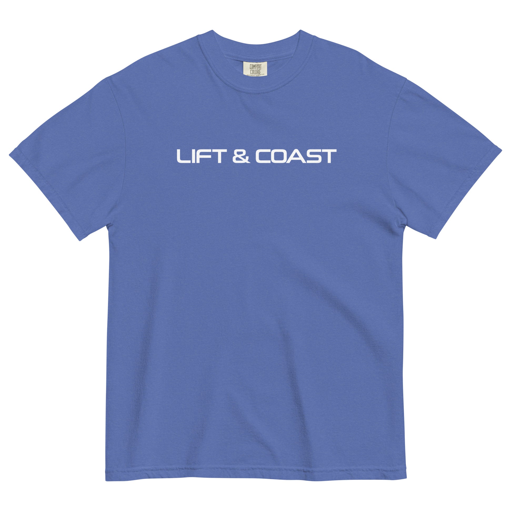 Lift and Coast F1 Racing Unisex T-Shirt in Mystic Blue