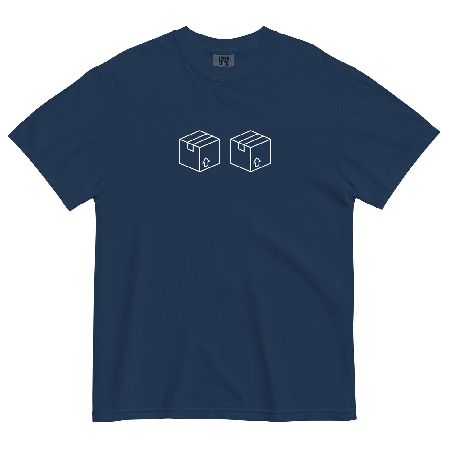 Box Box F1 Graphic Unisex T-Shirt in Navy Blue