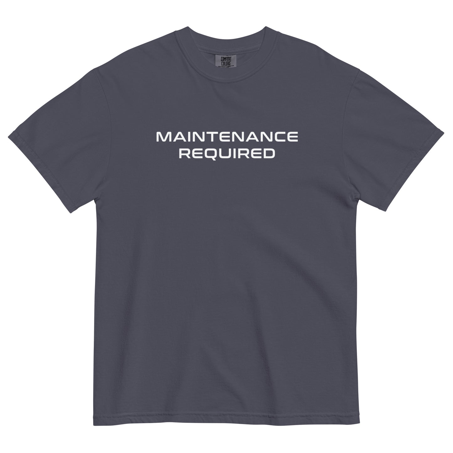Maintenance Required F1 Racing Unisex T-Shirt in Navy