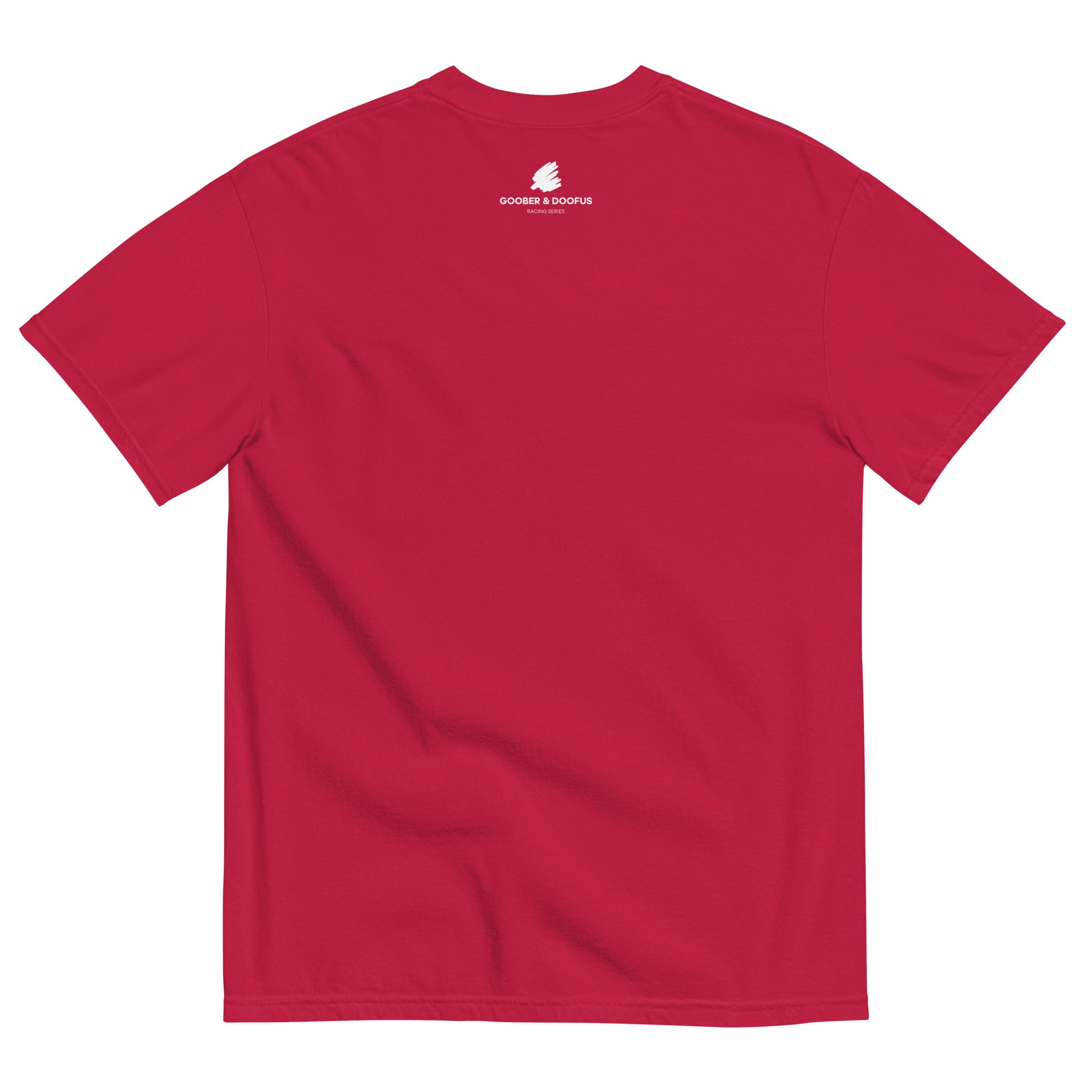 Box Box Text F1 Racing Unisex T-Shirt in Red