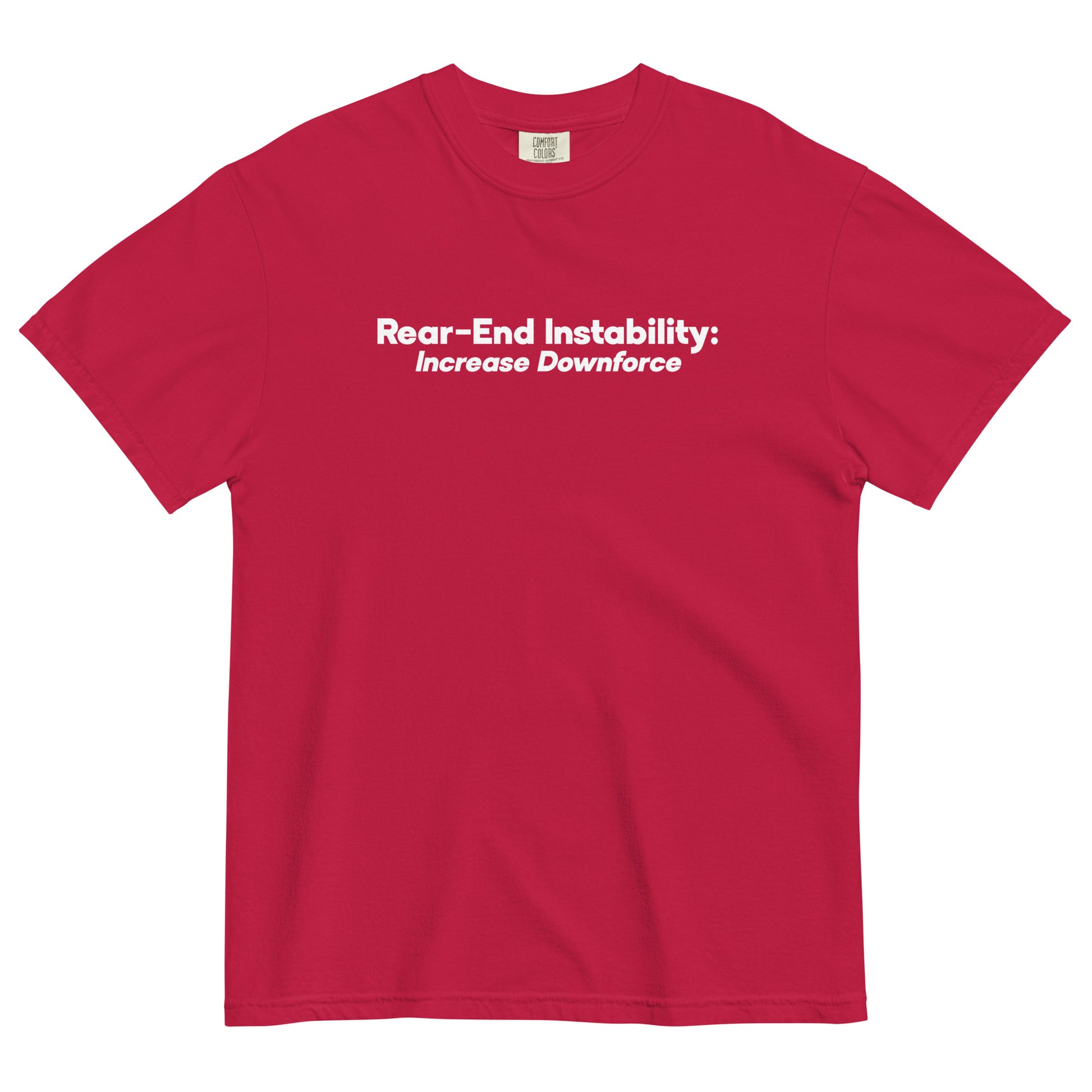 Read-End Instability Unisex T-Shirt in Red