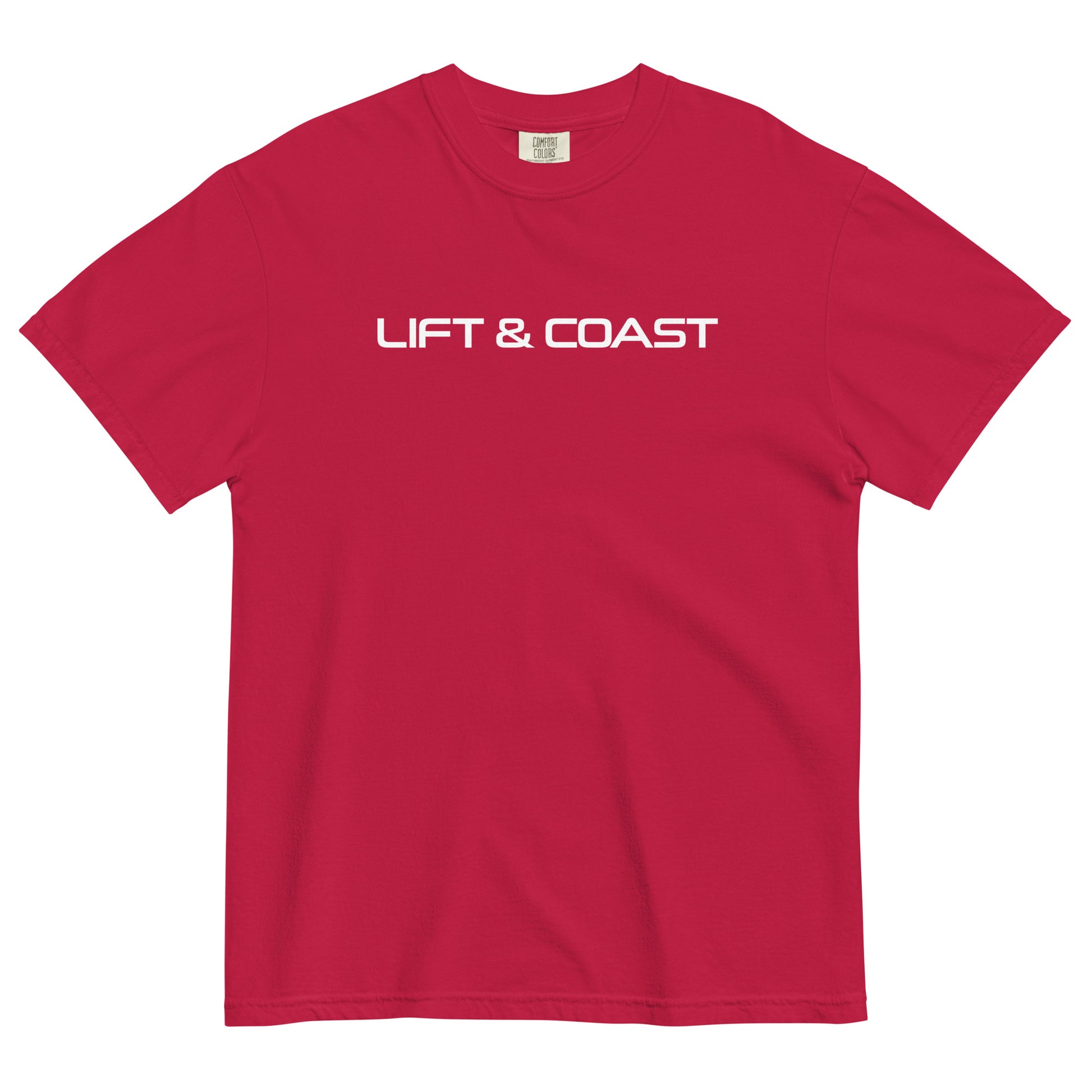 Lift and Coast F1 Racing Unisex T-Shirt in Red