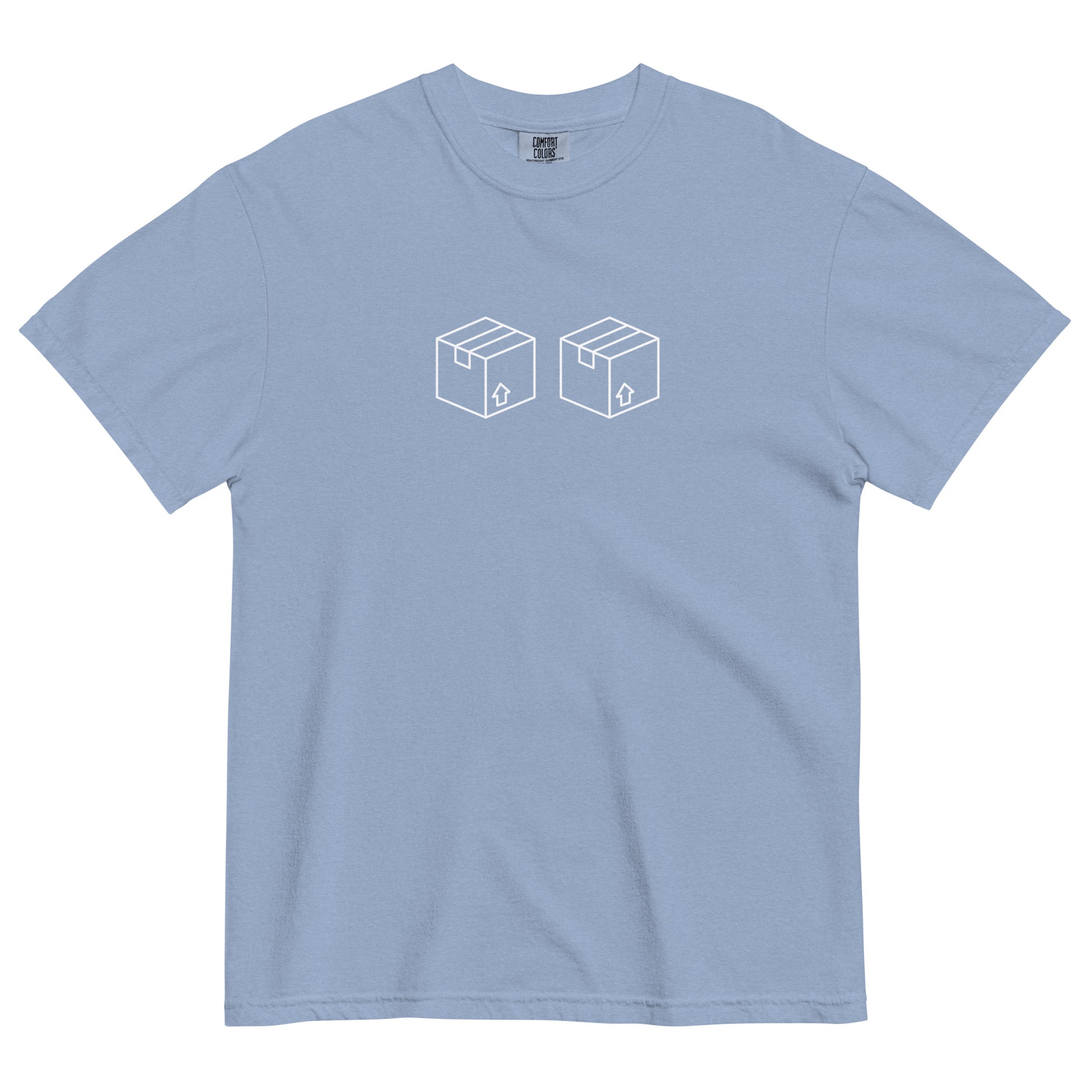 Box Box F1 Graphic Unisex T-Shirt in Denim Blue