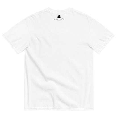 Lance Stroll #18 F1 Driver Unisex T-Shirt in White - Back View