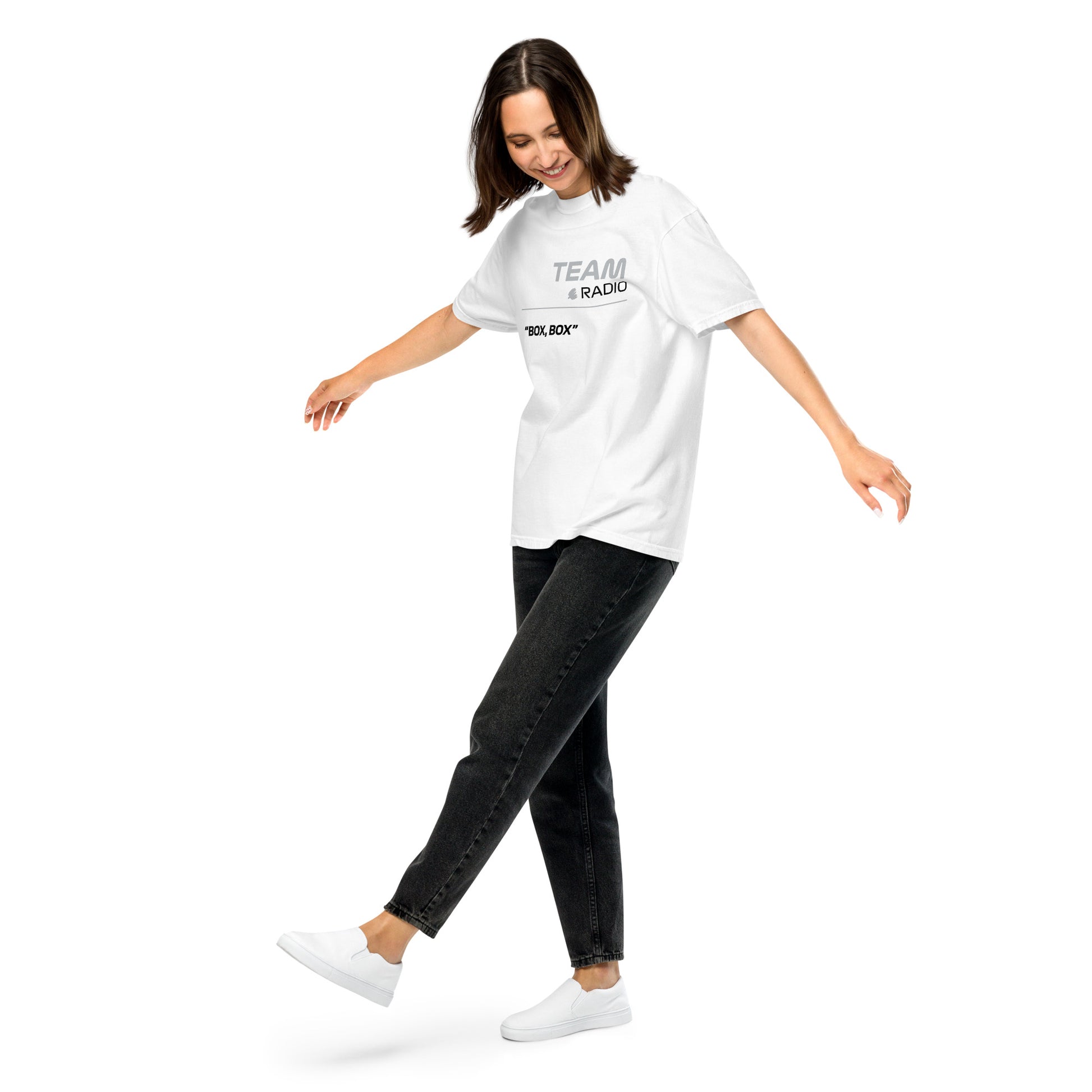 Haas F1 Team Radio Unisex T-Shirt in White