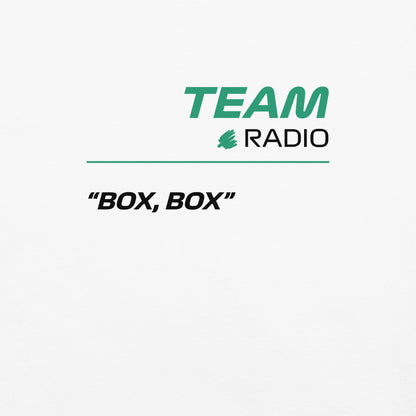 Aston Martin F1 Team Radio Unisex T-Shirt in White