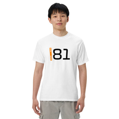 #81 F1 Driver Oscar Piastri Unisex T-Shirt in White