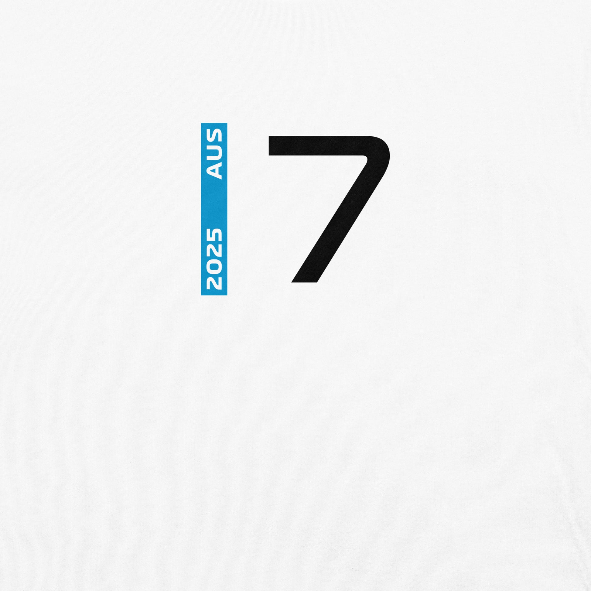 #7 F1 Driver Jack Doohan Unisex T-Shirt in White