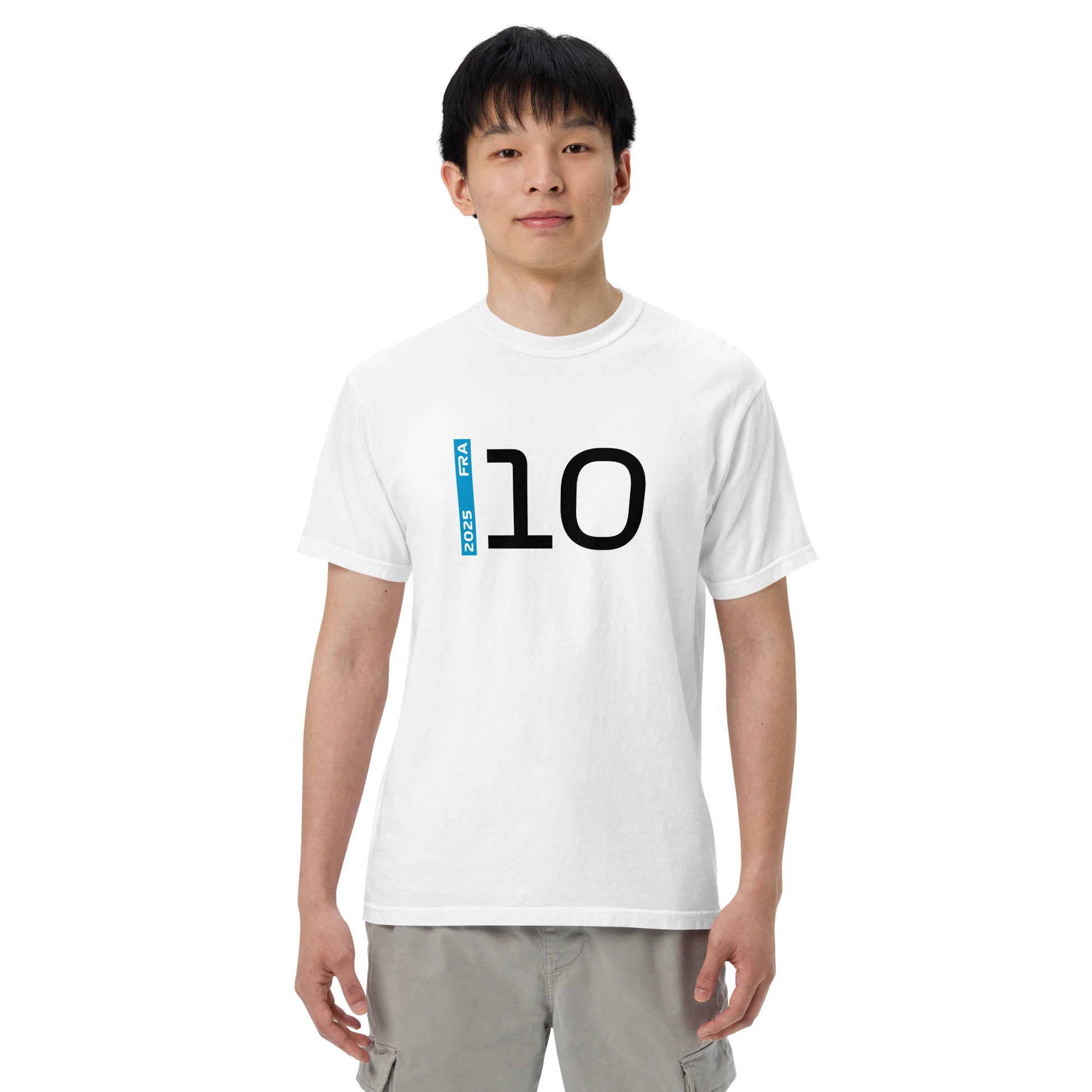 #10 F1 Driver Pierre Gasly Unisex T-Shirt in White
