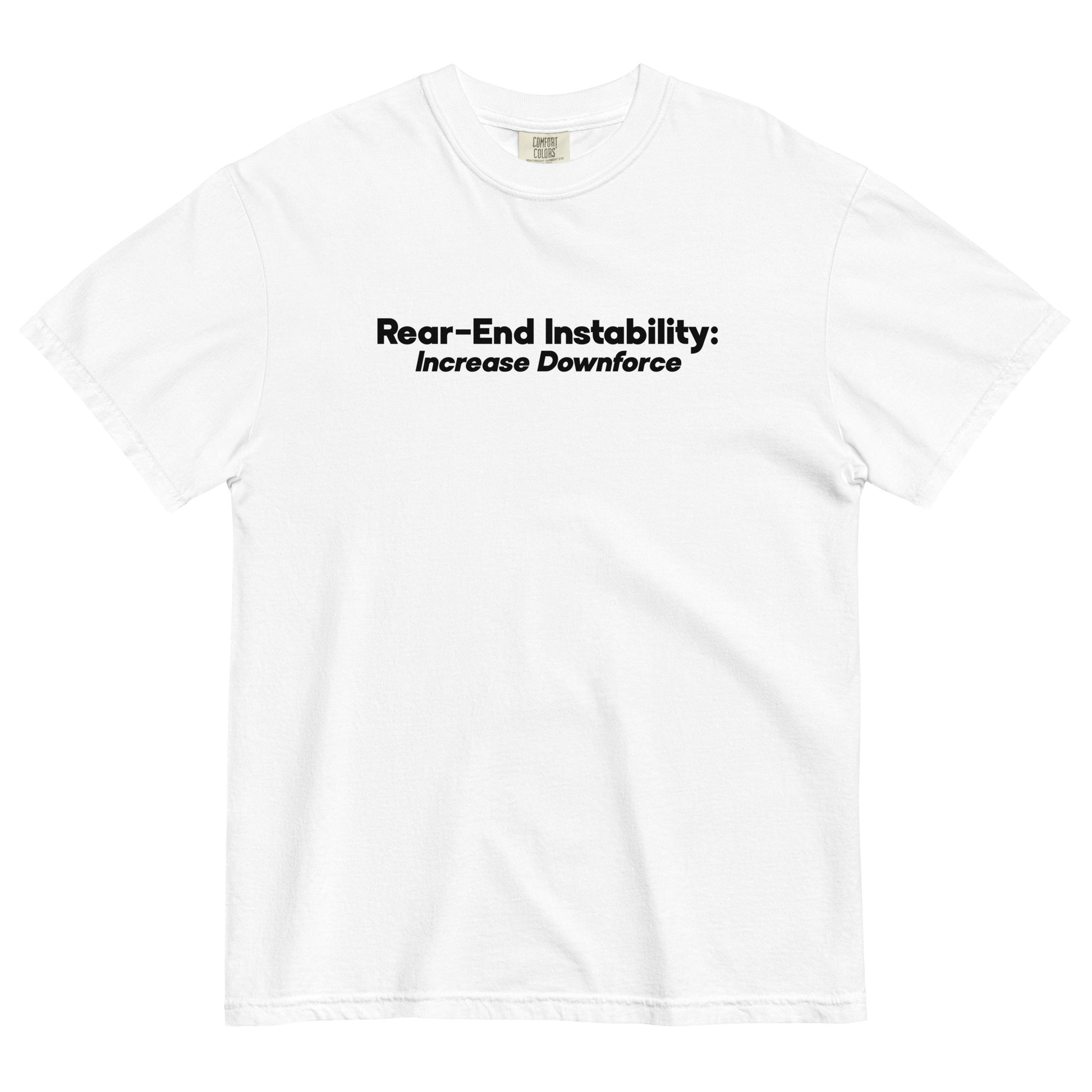 Read-End Instability Unisex T-Shirt in White