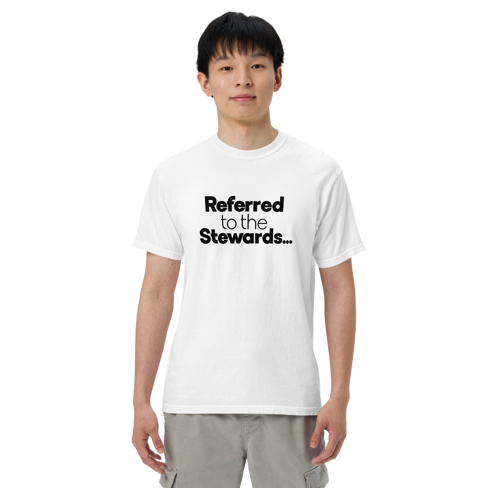 Referred to the Stewards Unisex T-Shirt in White