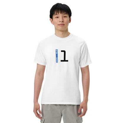 #1 F1 Driver Max Verstappen Unisex T-Shirt in White