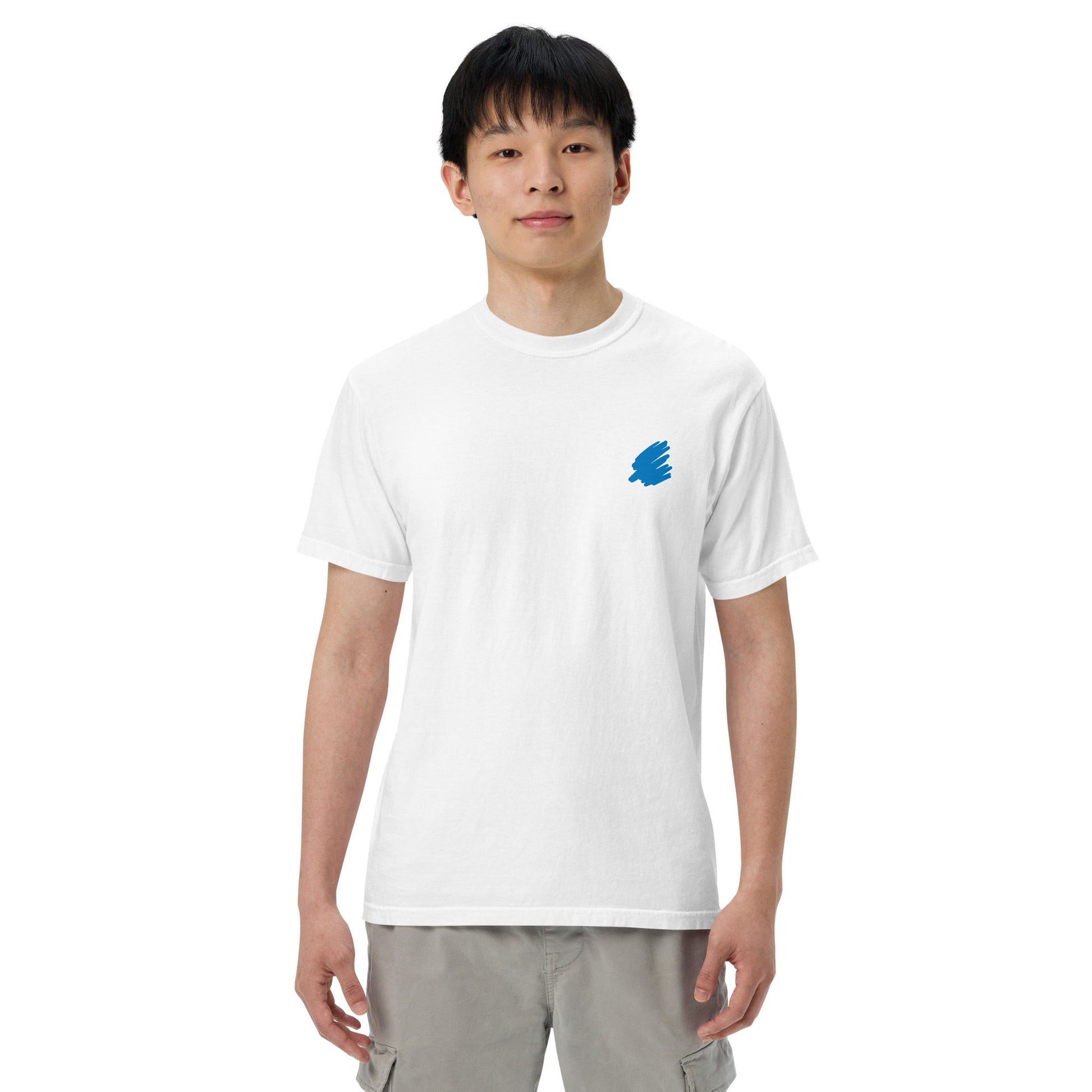 Goober & Doofus Logo Branded Unisex T-Shirt in White